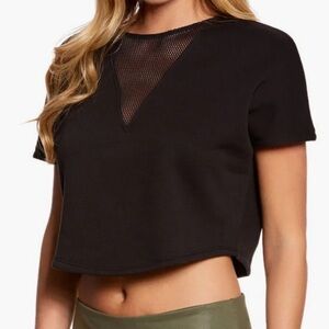 Alo Yoga Viva Short Sleeve Crop Top